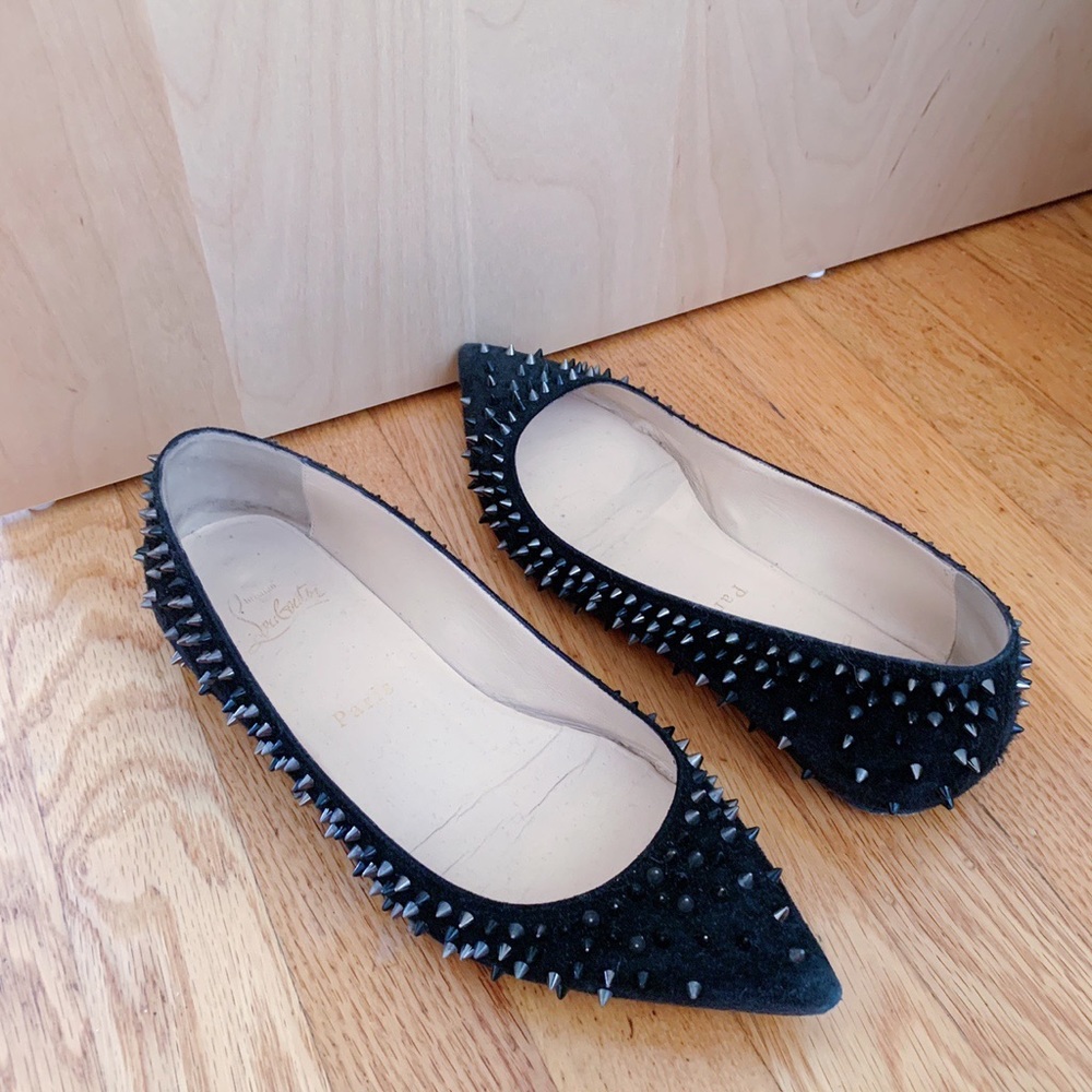 Christian Louboutin Pigalle spiked flats